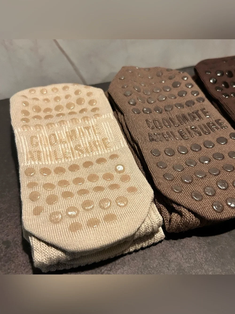 Coolmate’s Athleitc Non-Slip Grip Socks Set of Three